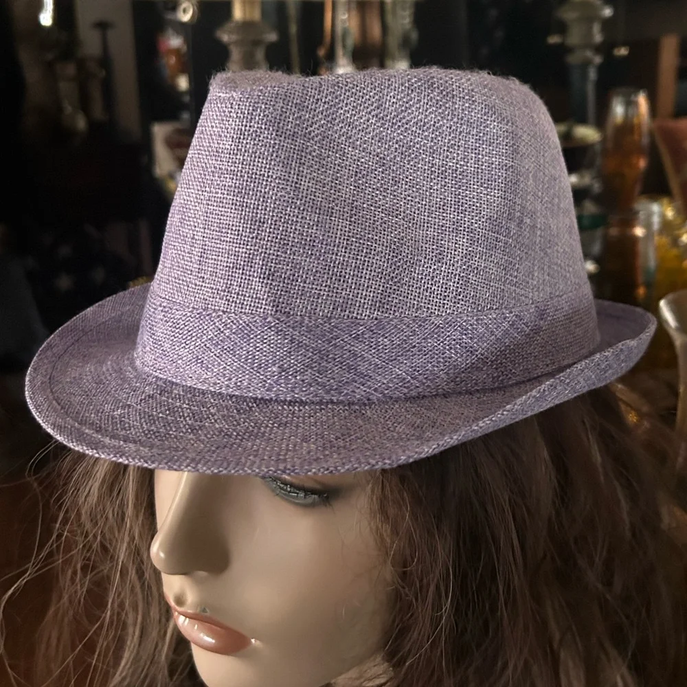Lavender Fedora Hat